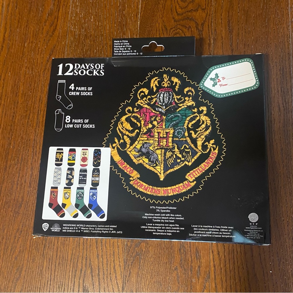 NIB Harry Potter Socks